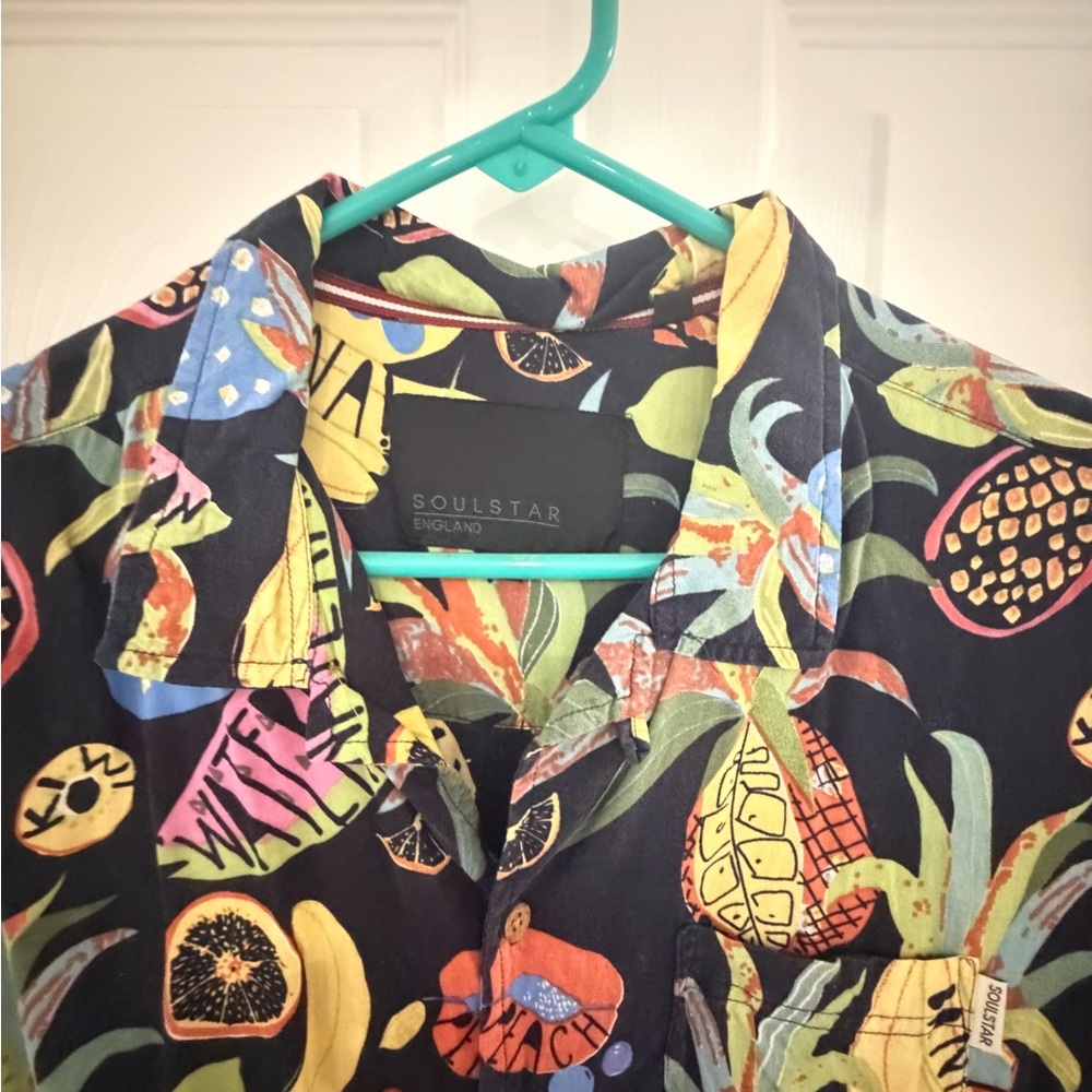 Soulstar Colorful Fruit Print Shirt